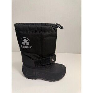 .8075 Kamik Snow Boots Black-US 1 Kids